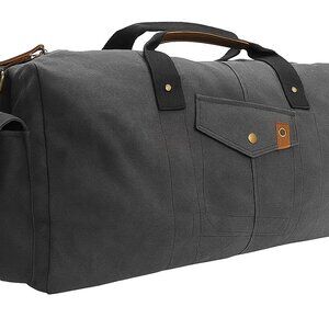 20"  Large Canvas Travel Duffel Bag C71GRY